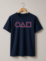 Korean Survival Game Inspired Oversized Unisex Graphic T-Shirt | Premium Cotton Streetwear Tee | Front & Back Print